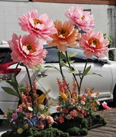 T-223 buatan tangan bunga raksasa buatan Dekorasi Peony untuk rumah pesta pernikahan Festival pesta latar belakang panggung dekorasi acara