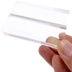 Penyangga Nomor Meja Persegi, Tempat Kartu Nama Meja Kustom, Penyangga Tanda Nama Akrilik Ramah Lingkungan, Tahan Lama, Modern, Kartu Nama Bisnis - Product Image 3