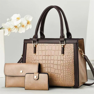 Bolso <span class=keywords><strong>de</strong></span> mano exquisito con estampado <span class=keywords><strong>de</strong></span> <span class=keywords><strong>piedra</strong></span>, 3 en 1, bandolera y tote para mujer, con cremallera, venta al por mayor - Product Image 4
