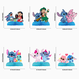 6 pièces point bébé nid d'abeille centres de <span class=keywords><strong>table</strong></span> faveur point thème fête d'<span class=keywords><strong>anniversaire</strong></span> décorations fournitures pour garçons <span class=keywords><strong>anniversaire</strong></span> - Product Image 3