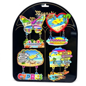 Imanes de Madera MDF con Impresión Personalizada de Dos Capas con la Imagen de las Ciudades de Paphos, Limassol y <span class=keywords><strong>Nicosia</strong></span>, Chipre, Recuerdo Turístico, Regalo, Decoración del Hogar - Product Image 5