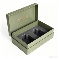 Boîte cadeau de luxe personnalisée à tiroir magnétique, estampage à chaud, gaufrage, emballage en papier pour bougies, lunettes, parfums, huiles essentielles
