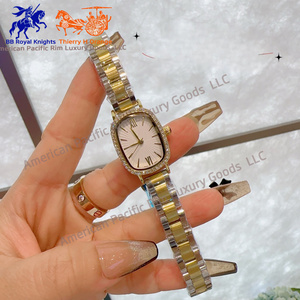 BVGRI Women's Fashionable Quartz Analog Watch Serpentine Diamond Leather Strap Band Personalized Cross Border Bracelet - Product Image 2