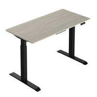 Pied de bureau intelligent réglable en hauteur, 2 moteurs, électrique, 1 pièce