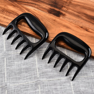 Customizable Heavy-Duty Black <b>Plastic</b> Meat Claws Efficient Shredding Poultry Tools - Product Image 3