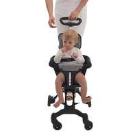 Poussette légère pliable à une touche, pliable pour 1 à 3 ans, poussette pour enfants bidirectionnelle