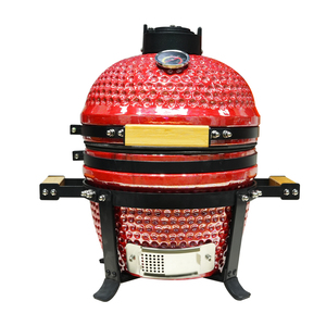 AUPLEX Parrilla Kamado de Cerámica Perlada de 13 Pulgadas, <span class=keywords><strong>Asador</strong></span> para Exteriores, Camping, Barbacoa, Ahumador de Pellets de Acero, Sin Humo, Plegable, de Carbón - Product Image 1