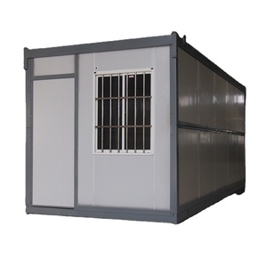 WELLCAMP Casa Container Pieghevole, Casa Prefabbricata Portatile, Mini Casa, Dormitorio, Ufficio per Cantieri, Alloggio Temporaneo - Product Image 2