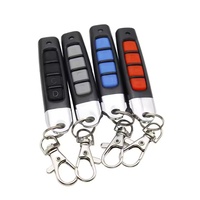 Control remoto inteligente Universal de 4 botones de frecuencia de 433MHz con código de copia para alarma de seguridad, controles de obturador de garaje, puertas de coches