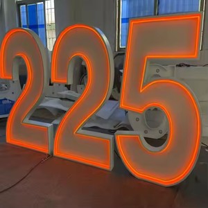 कस्टम मुक्त स्थायी मल्टीकोलर नेतृत्व वाले इलेक्ट्रॉनिक संकेत पार्टी आपूर्ति के लिए बड़े अक्षरों 4 फीट नेतृत्व वाले संकेत - Product Image 6