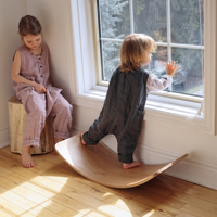Tabla de Equilibrio Montessori de Madera para Niños Pequeños, Gimnasio Interior, Guardería, Muebles Infantiles, Juego de Sillas, Uso en Guardería y Jardín de Infancia