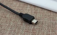 Cable USB-A Mini B USB 2.0, Velocidad de Transferencia de 480 Mbps, Núcleo de Cobre, Conectores Niquelados, Negro, OEM, para Teléfonos Móviles y Bancos de Energía