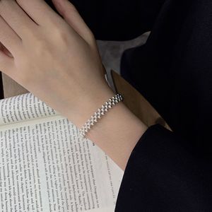 Vintage Boho Retro Women's 925 Sterling Silver Beaded Chain <b>Bracelet</b> Textured <b>Ball</b> Link Stackable Jewelry for Gift - Product Image 3