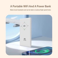 Point d'accès WIFI portable 5G avec batterie de 10000 mAh, prend en charge la fonction de banque d'alimentation mobile, routeur sans fil, démodulateur, MIFI de poche mobile