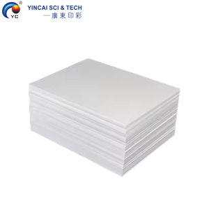 Papel de transferencia de tobogán acuático adhesivo de una cara de alta calidad-Blanco, tamaño personalizado para serigrafía - Product Image 1
