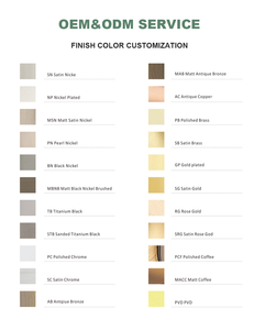 스페인어 시장 인기있는 알루미늄 도어 핸들 나무 문 잠금 핸들 - Product Image 4