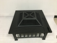 Barbecue extérieur moderne sans fumée en fer, brasero à charbon de bois, foyer de table pour jardin et cour arrière