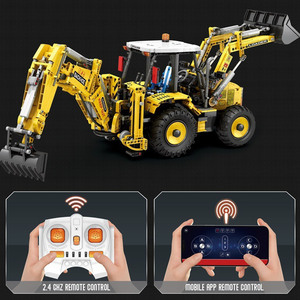 22018 Juguete de Construcción de Vehículos Eléctricos de Ingeniería de Seis Vías, Bloques de Construcción de Partículas Pequeñas, Regalo para Niños - Product Image 5