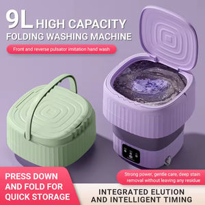Mini-lave-linge portable automatique électrique pliable avec essoreuse pour sous-vêtements et chaussettes - Product Image 2