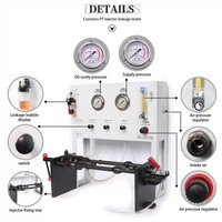 Adaptador de probador de fugas de inyectores electrónicos PT103 5/16" 3/8" PTB PTC PTD, banco de pruebas de estanqueidad de inyectores para Cummins