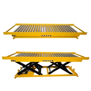 Elevador de Tijera Estacionario Industrial con Rodillos para Palés - Product Image 1