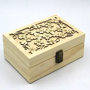 定制产品包装高档雕刻盖木盒精油阿塔尔面部护理香水