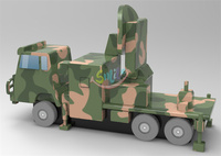 Fausse cible gonflable en forme de modèle de camion de voiture de fusée multibaril gonflable chaud pour l'exercice de manœuvre