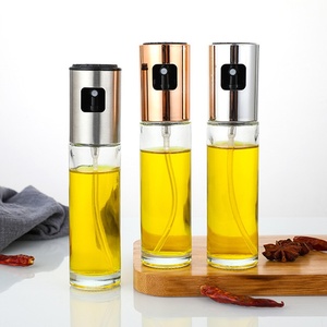 Petit distributeur de <span class=keywords><strong>sauce</strong></span> soja comestible emballage vinaigre 100ml bouteille de pulvérisation d'huile d'olive en verre vide pour la cuisson - Product Image 2