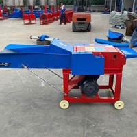 Nouvelle machine à couper l'herbe multifonctionnelle pour l'agriculture domestique à haute productivité, coupeuse de paille humide/sèche avec une capacité de 200 kg/h