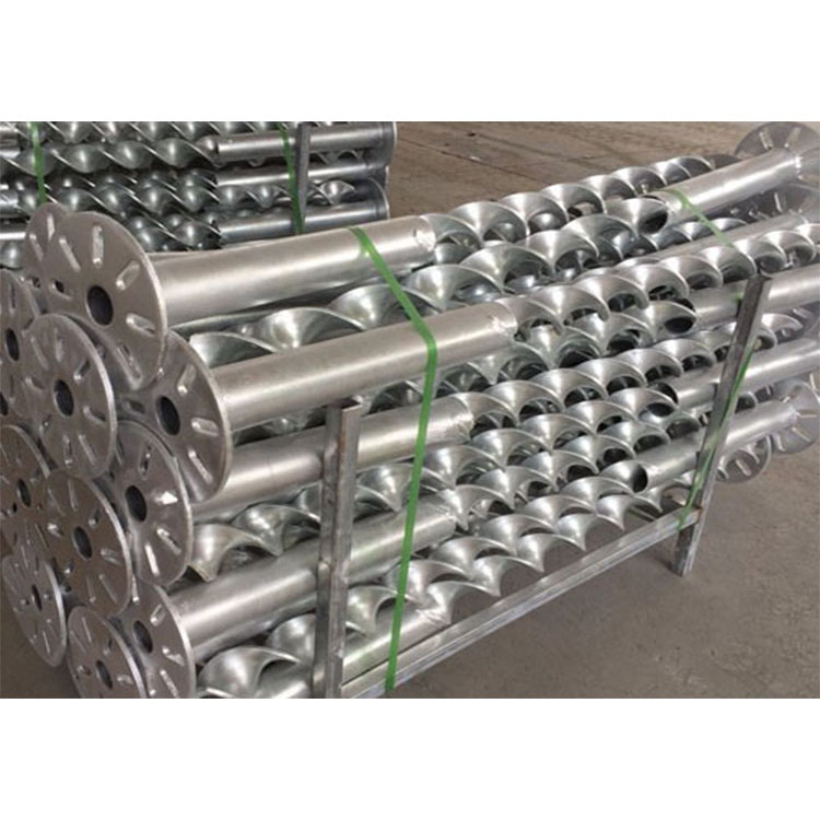 Оцинкованный винтовой Якорный винтовой полюс для солнечной поддержки