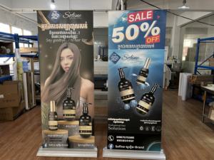 Supporto per Banner <span class=keywords><strong>Premium</strong></span> con stampa grafica in PVC con Base ampia in plastica <span class=keywords><strong>Roll</strong></span> <span class=keywords><strong>up</strong></span> striscioni - Product Image 3