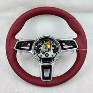 Volante Sportivo in Pelle Cucito a Mano per Porsche Cayenne 955 957 958 911 991 991.1 991.2 992 993 996 997 997.2 GT3 - Product Image 6