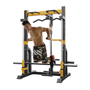 Alat Fitness Profesional untuk Penggunaan di Rumah, Mesin Bench Press, Mesin Mulsmith, Rak Squat Gym, Mesin <span class=keywords><strong>Smith</strong></span> dengan Functional Trainer - Product Image 3