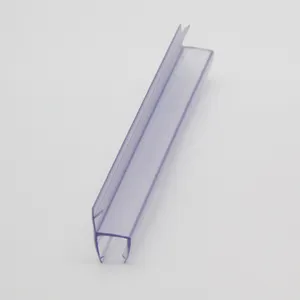 180 degrés h style pvc étanche bande de joint joint latéral de porte de douche en verre