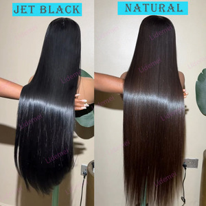 Parrucca Frontale in Pizzo 13x4 Senza Colla, Capelli Umani, 30 Pollici, <span class=keywords><strong>Colore</strong></span> <span class=keywords><strong>Naturale</strong></span>, Densità 200%, Parrucche Frontali in Pizzo Completo - Product Image 5