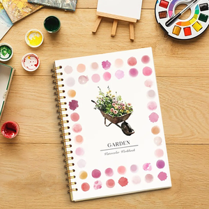 Cuaderno de Acuarela para Jardín para Principiantes - Edición de Regalo con Tapa Dura de PP con Ejercicios de Acuarela, Práctica de Pintura y Dibujo - Product Image 2