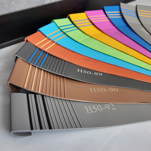 Marches d'<span class=keywords><strong>escalier</strong></span> en vinyle PVC personnalisables en couleur et en taille, design moderne, antidérapantes, classe B1, résistance au feu, usage commercial - Product Image 4