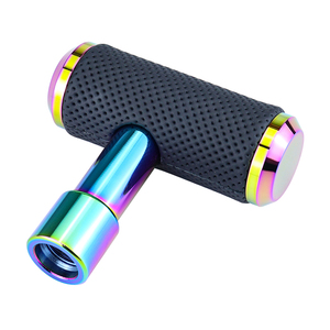 <b>Gear</b> Shift <b>Knob</b> Aircraft Joystick T-Handle Hammer Fit for at MT Car Shifter Aluminum Car Accessories - Product Image 5