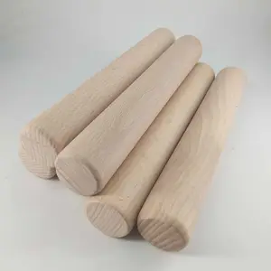 Massief Beukenhout Rolling Stok Cake Pie Noedels Rolling Pins Houten Stokken Goed Gepolijst