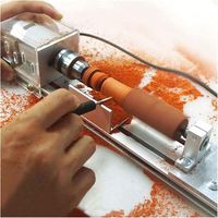 Mini tour à métaux pour polissage et découpe de perles rondes, machine à perles rondes pour le travail du bois et le bricolage