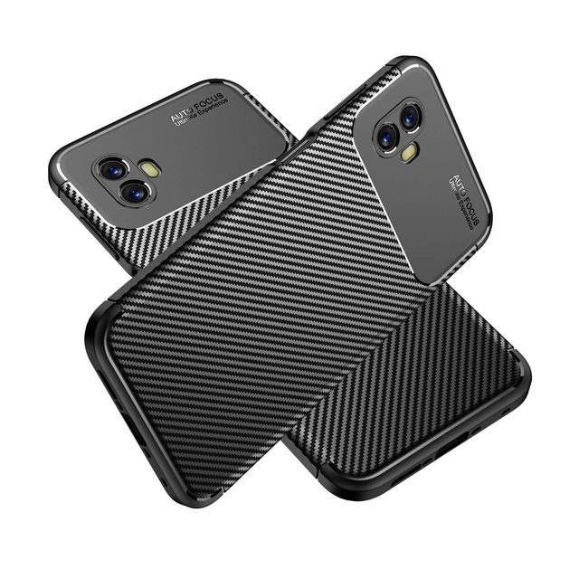 Slim Carbon Fiber Case Protection Phone Case for Samsung Galaxy XCover 6 Pro Case