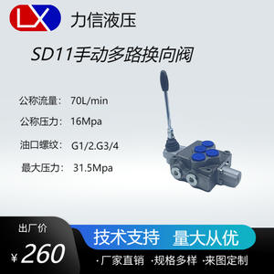 Lixin Hydraulics Ofrece Válvulas de Control Direccional Multivía de Alta Calidad Serie SD11 Varias Especificaciones Disponibles - Product Image 2