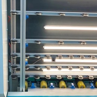Ligne de production automatique de double vitrage avec découpe de verre CNC et machine de lavage verticale pour usine de verre isolant