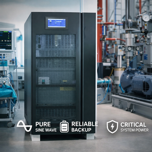 Système d'alimentation de secours fiable à onde sinusoïdale pure 100 kVA triphasé pour charges critiques médicales et industrielles - Product Image 1