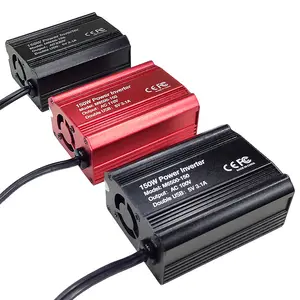 Goedkope 150W Auto Usb Omvormer Dc 12 V Naar Ac 220V Auto Omvormer Oplader 12 Volt Dc Naar Ac Omvormer-Auto Omvormer