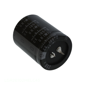 ตัวแทนจำหน่ายอย่างเป็นทางการ คาปาซิเตอร์แบบ Snap-in 1000uF 20% 250V รุ่น LGR2E102MELC45 แบบ Through Hole - Product Image 1