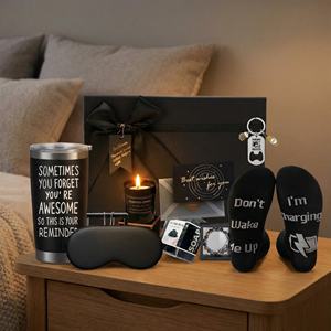 Set de <span class=keywords><strong>Regalo</strong></span> Lunaire para el Cuidado Personal Masculino con Vaso, Calcetines y Vela, Caja de Spa de Lujo para Cumpleaños y Día del <span class=keywords><strong>Padre</strong></span> - Product Image 5