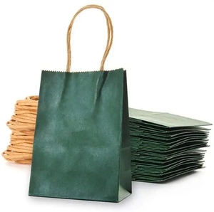 Bolsas de Papel Kraft para Compras, Impresas con su Logotipo, Hechas a Mano, Marca PLT, Impresión Offset, Biodegradables, Blancas, para Regalos y Alimentos - Product Image 4
