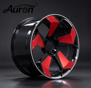 Rueda de Aleación de Aluminio Auron de 17 Pulgadas, Dorada, Multirradio, de Una Pieza, para Modificación de Automóviles de Pasajeros, Venta al Por Mayor, Personalizable - Product Image 3