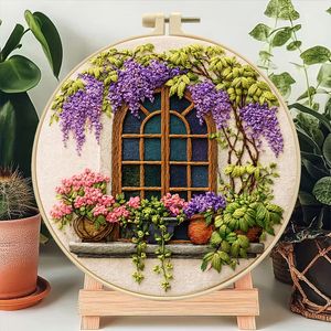 Kit <span class=keywords><strong>de</strong></span> Bordado Decorativo Barato <span class=keywords><strong>de</strong></span> Fabricación China, Kit <span class=keywords><strong>de</strong></span> <span class=keywords><strong>Punto</strong></span> <span class=keywords><strong>de</strong></span> <span class=keywords><strong>Cruz</strong></span> para Manualidades, Kit <span class=keywords><strong>de</strong></span> Bordado Floral para Regalo o Souvenir - Product Image 5